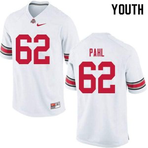 NCAA Ohio State Buckeyes Youth #62 Brandon Pahl White Nike Football College Jersey TWP3445BI